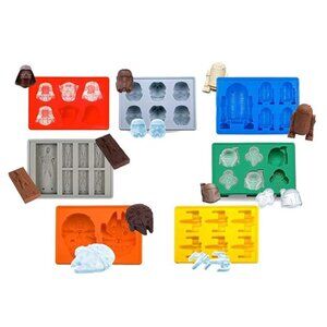Star Wars Silicone Ice and Baking Try Mold  7 Piece Set NWOT